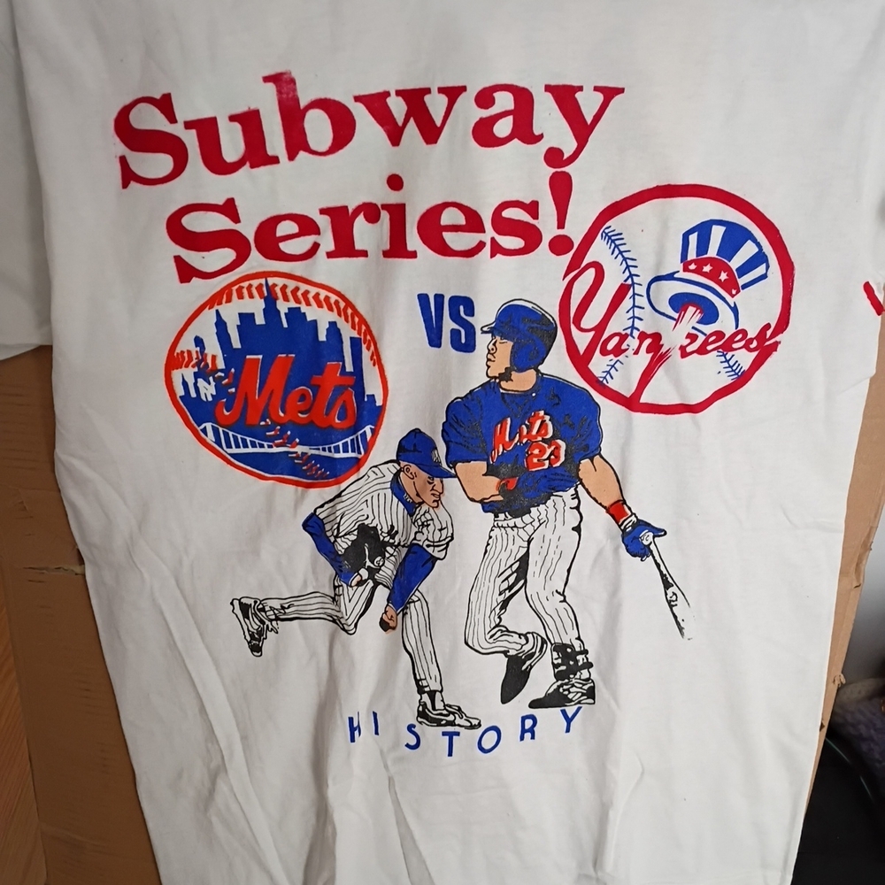 Subway Series Graphic Tee - White